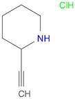 Piperidine, 2-ethynyl-, hydrochloride (1:1)