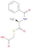 Acetic acid, 2-[[(2R)-2-(benzoylamino)-1-oxopropyl]thio]-