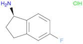 1H-Inden-1-amine, 5-fluoro-2,3-dihydro-, hydrochloride (1:1), (1R)-