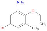 Benzenamine, 5-bromo-2-ethoxy-3-methyl-