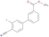[1,1'-Biphenyl]-3-carboxylic acid, 4'-cyano-3'-fluoro-, methyl ester