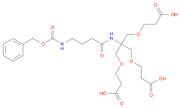 4,14-Dioxa-7,12-diazapentadecanoic acid, 6,6-bis[(2-carboxyethoxy)methyl]-8,13-dioxo-15-phenyl-