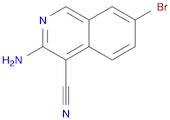 4-Isoquinolinecarbonitrile, 3-amino-7-bromo-