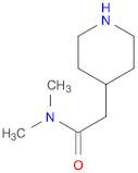 4-Piperidineacetamide, N,N-dimethyl-