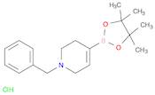 Pyridine, 1,2,3,6-tetrahydro-1-(phenylmethyl)-4-(4,4,5,5-tetramethyl-1,3,2-dioxaborolan-2-yl)-, hydrochloride (1:1)