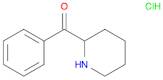 Methanone, phenyl-2-piperidinyl-, hydrochloride (1:1)