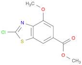 6-Benzothiazolecarboxylic acid, 2-chloro-4-methoxy-, methyl ester