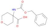2H-Pyran-4-carboxylic acid, tetrahydro-4-[[(phenylmethoxy)carbonyl]amino]-