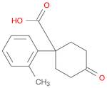 Cyclohexanecarboxylic acid, 1-(2-methylphenyl)-4-oxo-