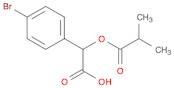 Benzeneacetic acid, 4-bromo-α-(2-methyl-1-oxopropoxy)-