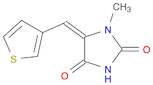 2,4-Imidazolidinedione, 1-methyl-5-(3-thienylmethylene)-, (E)- (9CI)