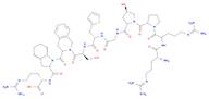 (2S)-2-[[(3aS,7aS)-1-[2-[(2S)-2-[[(2S)-2-[[2-[[(4R)-1-[1-[2-[[(2R)-2-amino-5-(diaminomethylideneamino)pentanoyl]amino]-5-(diaminomethylideneamino)pentanoyl]pyrrolidine-2-carbonyl]-4-hydroxy-pyrrolidine-2-carbonyl]amino]acetyl]amino]-3-thiophen-2-yl-propan