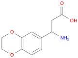 1,4-Benzodioxin-6-propanoic acid, β-amino-2,3-dihydro-