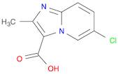 Imidazo[1,2-a]pyridine-3-carboxylic acid, 6-chloro-2-methyl-