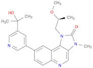 2H-Imidazo[4,5-c]quinolin-2-one, 1,3-dihydro-8-[5-(1-hydroxy-1-methylethyl)-3-pyridinyl]-1-[(2S)-2-methoxypropyl]-3-methyl-