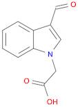 1H-Indole-1-acetic acid, 3-formyl-