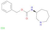 Carbamic acid, N-[(3S)-hexahydro-1H-azepin-3-yl]-, phenylmethyl ester, hydrochloride (1:1)