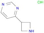 Pyrimidine, 4-(3-azetidinyl)-, hydrochloride (1:2)