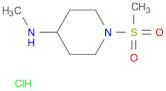 4-Piperidinamine, N-methyl-1-(methylsulfonyl)-, hydrochloride (1:1)