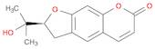 7H-Furo[3,2-g][1]benzopyran-7-one, 2,3-dihydro-2-(1-hydroxy-1-methylethyl)-, (2S)-