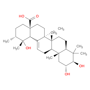 Urs-12-en-28-oic acid, 2,3,19-trihydroxy-, (2α,3β)-