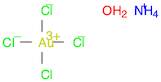 Aurate(1-), tetrachloro-, ammonium, hydrate, (SP-4-1)- (9CI)