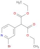 Propanedioic acid, 2-(2-bromo-4-pyridinyl)-, 1,3-diethyl ester