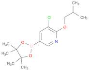 Pyridine, 3-chloro-2-(2-methylpropoxy)-5-(4,4,5,5-tetramethyl-1,3,2-dioxaborolan-2-yl)-