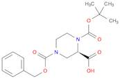 1,2,4-Piperazinetricarboxylic acid, 1-(1,1-dimethylethyl) 4-(phenylmethyl) ester, (2R)-