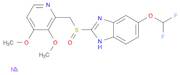 1H-Benzimidazole, 6-(difluoromethoxy)-2-[[(3,4-dimethoxy-2-pyridinyl)methyl]sulfinyl]-, sodium salt (1:1)