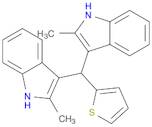 1H-Indole, 3,3'-(2-thienylmethylene)bis[2-methyl-