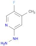 Pyridine, 5-fluoro-2-hydrazinyl-4-methyl-