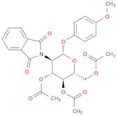 β-D-Glucopyranoside, 4-methoxyphenyl 2-deoxy-2-(1,3-dihydro-1,3-dioxo-2H-isoindol-2-yl)-, 3,4,6-triacetate