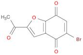 4,7-Benzofurandione, 2-acetyl-5-bromo-