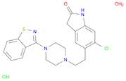 2H-Indol-2-one, 5-[2-[4-(1,2-benzisothiazol-3-yl)-1-piperazinyl]ethyl]-6-chloro-1,3-dihydro-, hydrochloride, hydrate (1:1:1)