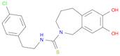 2H-2-Benzazepine-2-carbothioamide, N-[2-(4-chlorophenyl)ethyl]-1,3,4,5-tetrahydro-7,8-dihydroxy-