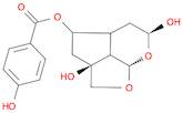 Benzoic acid, 4-hydroxy-, (2aS,4R,4aR,6S,7aS,7bS)-octahydro-2a,6-dihydroxy-2H-1,7-dioxacyclopent[cd]inden-4-yl ester