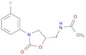 Acetamide, N-[[(5S)-3-(3-fluorophenyl)-2-oxo-5-oxazolidinyl]methyl]-