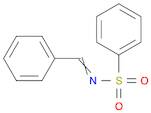 Benzenesulfonamide, N-(phenylmethylene)-