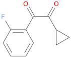 1,2-Ethanedione, 1-cyclopropyl-2-(2-fluorophenyl)-