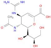 D-glycero-D-galacto-Non-2-enonic acid, 5-(acetylamino)-4-[(aminoiminomethyl)amino]-2,6-anhydro-3,4,5-trideoxy-