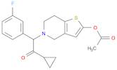 Ethanone, 2-[2-(acetyloxy)-6,7-dihydrothieno[3,2-c]pyridin-5(4H)-yl]-1-cyclopropyl-2-(3-fluorophenyl)-