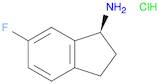 1H-Inden-1-amine, 6-fluoro-2,3-dihydro-, hydrochloride (1:1), (1S)-