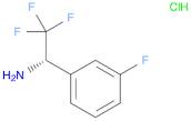 Benzenemethanamine, 3-fluoro-α-(trifluoromethyl)-, hydrochloride (1:1), (αS)-