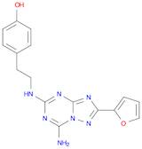 Phenol, 4-[2-[[7-amino-2-(2-furanyl)[1,2,4]triazolo[1,5-a][1,3,5]triazin-5-yl]amino]ethyl]-