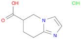 Imidazo[1,2-a]pyridine-6-carboxylic acid, 5,6,7,8-tetrahydro-, hydrochloride (1:1)