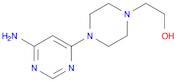 1-Piperazineethanol, 4-(6-amino-4-pyrimidinyl)-