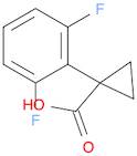 Cyclopropanecarboxylic acid, 1-(2,6-difluorophenyl)-