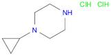 Piperazine, 1-cyclopropyl-, hydrochloride (1:2)
