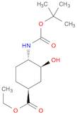 Cyclohexanecarboxylic acid, 4-[[(1,1-dimethylethoxy)carbonyl]amino]-3-hydroxy-, ethyl ester, (1S,3S,4S)-